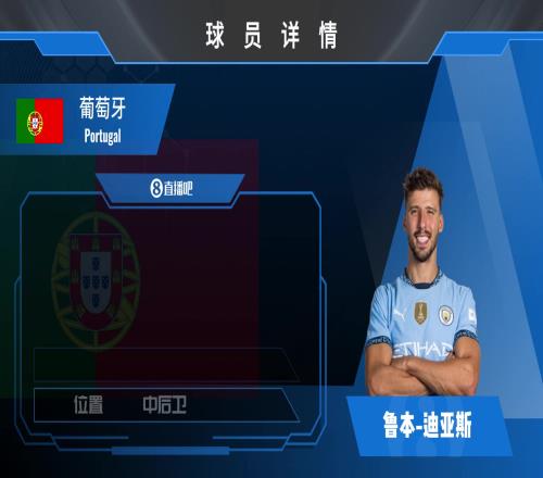 迪亚斯球员集锦:身体素质出色胜利欲望强大的葡萄牙中卫