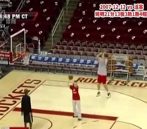 楊瀚森要是能練出姚明這手神準中投,在NBA那就穩了!