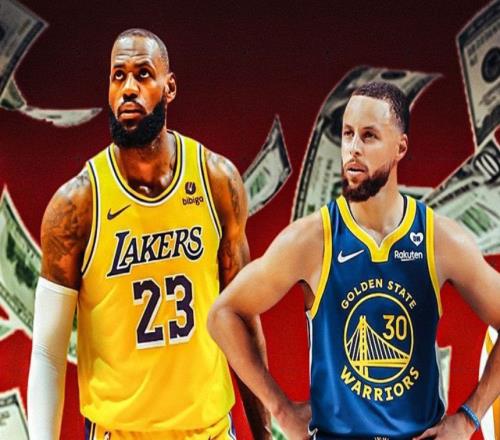 NBA球星生涯总薪水排名：詹姆斯5.83亿居首布克乔治已超杜兰特