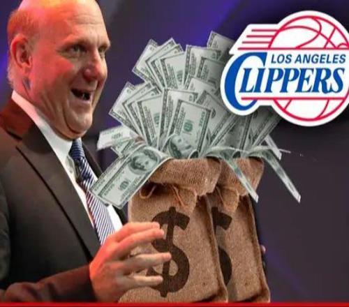 1525亿美元！鲍尔默仍是北美体坛最富老板：NBA三人进前五