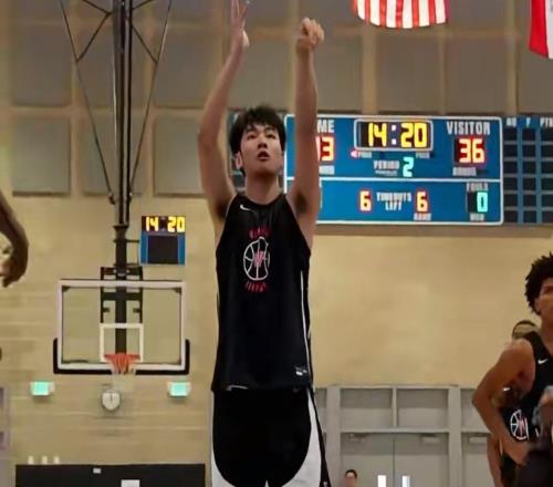 能进NBA选秀首轮中国男篮新星狂轰25分，国家队崛起有戏了！