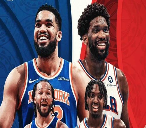 NBA官方曬阿布扎比賽海報(bào)：唐斯、恩比德C位亮相
