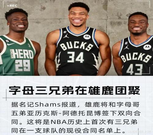 突發(fā)！雄鹿簽下字母哥五弟！NBA歷史首支三兄弟球隊(duì)誕生了