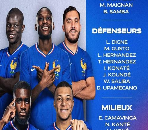 法國(guó)隊(duì)11月大名單：姆巴佩領(lǐng)銜，坎特、謝爾基在列