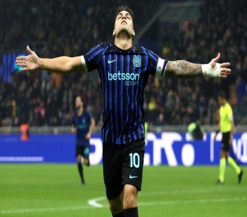 勞塔羅7個自然年意甲進球數(shù)上雙，成為國米隊史第四人