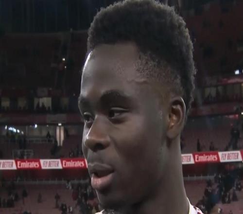 薩卡：我們知道今天只需要完成任務(wù)，很高興我們做到了