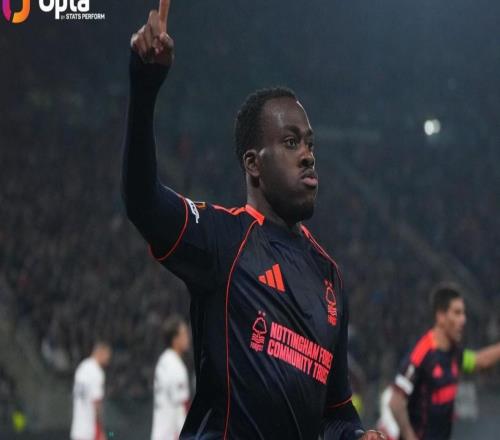 歐戰(zhàn)連場破門，卡利穆恩多成為諾丁漢森林近42年第一人