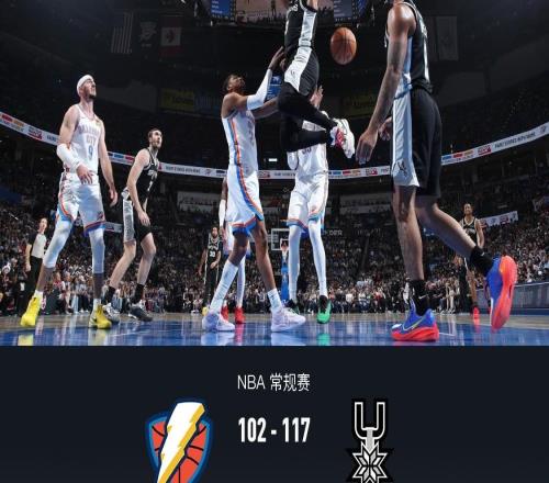 馬刺117102賽季三殺雷霆，文班19+11，?？怂?9分