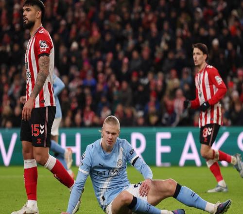 罕見(jiàn)0進(jìn)球！瓜迪奧拉不敢相信，8連勝被升班馬終結(jié)，哈蘭德失良機(jī)