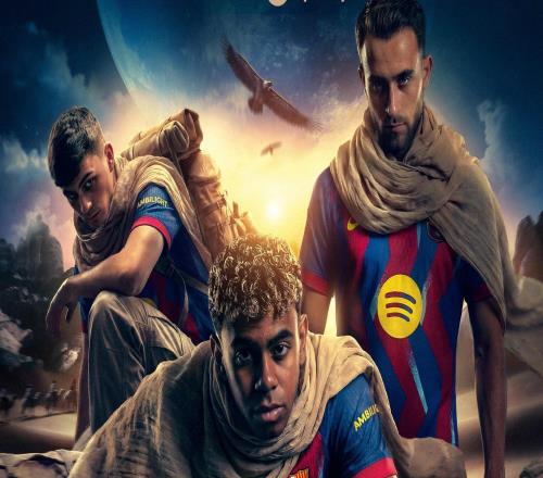 巴薩發(fā)布國(guó)家德比預(yù)熱海報(bào)，亞馬爾、佩德里及埃里克出鏡