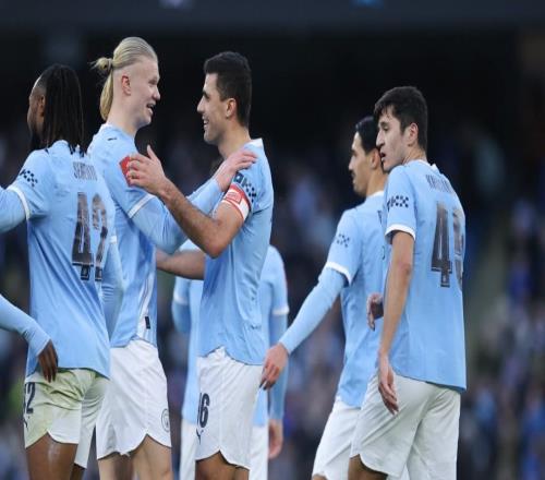 曼城足總杯對(duì)非英超球隊(duì)時(shí)已連續(xù)20場(chǎng)取勝，且共打進(jìn)82球