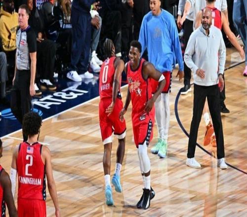 拒絕“劃水”，精彩場面頻現(xiàn)！美國隊(duì)打世界隊(duì)“拯救”NBA全明星賽