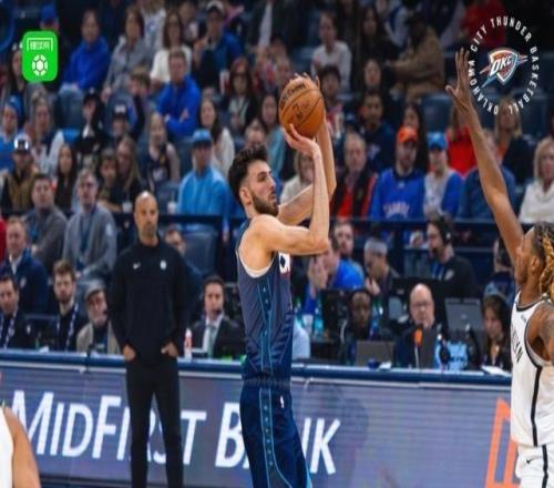 雷霆10586大勝籃網(wǎng)，麥凱恩21分，切特15分7板