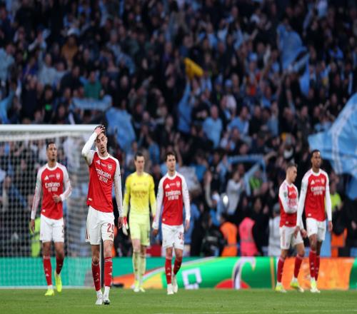 阿森納英聯(lián)杯決賽不敵曼城，英格蘭足壇仍未能出現(xiàn)四冠王