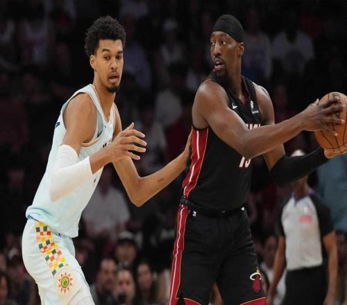 雙雄爭霸，熱火隊主帥將阿德巴約與馬刺隊文班亞馬進行了比較