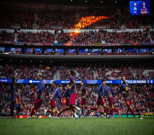 平均年齡24歲347天，巴薩排出隊(duì)史歐冠淘汰賽最年輕首發(fā)陣容