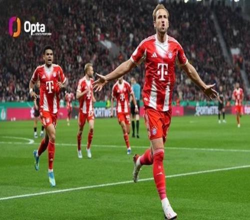 凱恩單賽季德國杯7球，本世紀(jì)僅次于201314賽季的穆勒