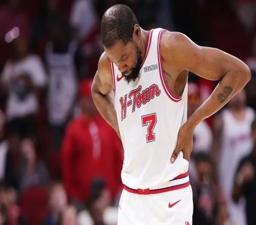 Shams：杜蘭特腳踝伴有骨挫傷，確認(rèn)缺席今日對(duì)陣湖人G4