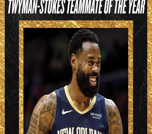 NBA官方：鵜鶘隊(duì)中鋒小喬丹當(dāng)選本賽季最佳隊(duì)友獎(jiǎng)