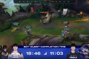 T1vsBFX第三局：Diable完成任務的時間比Peyz提前近8分鐘！