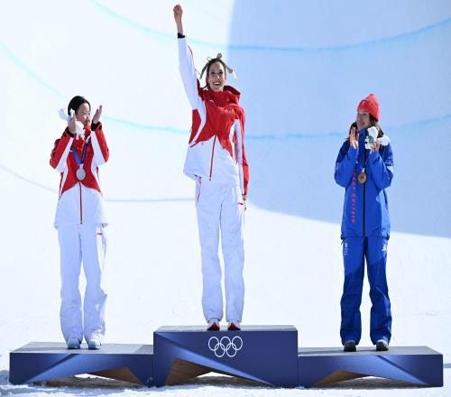 中國(guó)隊(duì)包攬冬奧會(huì)女子U池冠亞軍