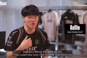 Kellin：新人們通常會緊張但我從來沒見過像Diable一樣的打得很激進(jìn)