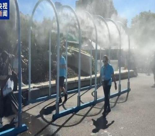 39攝氏度澳網(wǎng)露天球場(chǎng)比賽因高溫暫停