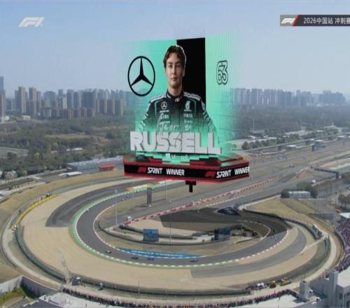 【提前大結(jié)局】法拉利只開心了5圈拉塞爾中國站沖刺賽奪冠！
