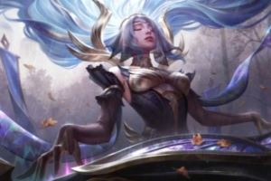 至臻安魂曲娑娜皮膚展示：基礎(chǔ)技能伴隨著七彩的玻璃碎片特效