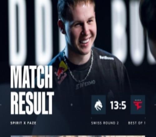 指挥完爆了啊！donk大狙拿下首日第二次五杀Spirit击败FAZE