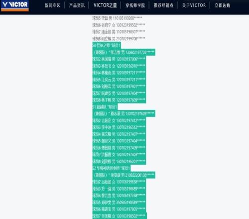 “百度人名大全”鬧劇發(fā)酵：“張吉惟”等組隊(duì)打羽毛球，還配身份證號(hào)