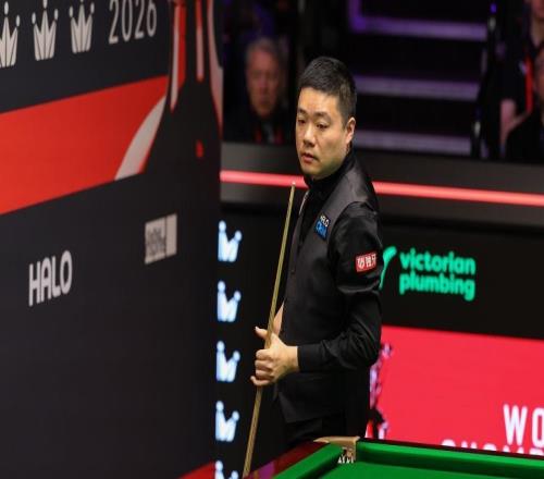 斯諾克世錦賽：趙心童9比7領(lǐng)先丁俊暉