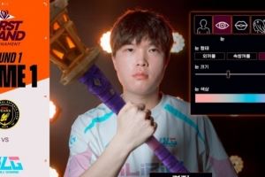 LCK美工發(fā)力了BLGvsBFX視頻封面：拿大棒的Bin皮城女警Viper