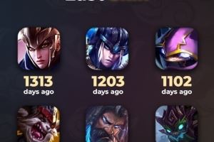 外網(wǎng)數(shù)據(jù)統(tǒng)計距離上次出新皮膚時間最長的英雄：奎因已有1313天