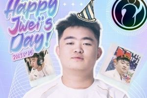IG祝辅助选手Jwei生日快乐：愿你岁岁得乐，烁硕丰年
