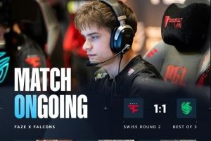 NiKo低迷雙小將盡力難挽敗局Twistzz拿下22殺Faze扳平比分