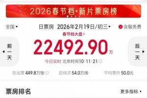 電競博主談春節(jié)檔電影：鏢人票房肯定還會漲星河入夢1億多太可惜