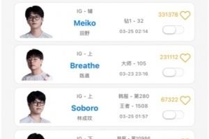 OBGG更新，將呼吸哥歸入iG隊列！