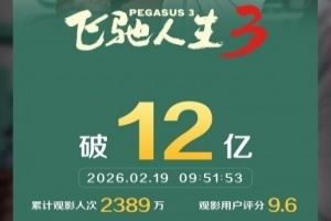 一騎絕塵！電影《飛馳人生3》上映3天總票房破12億