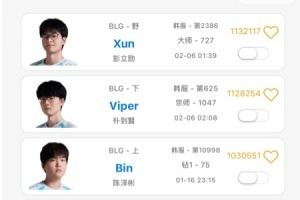 這就是世一上！BLG全隊包括教練，對陣AL賽前只有Bin完全不打Rank！