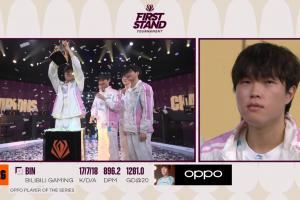 Bin：獎(jiǎng)杯證明我們就是世界上最強(qiáng)的，我也證明自己是世界上最厲害的上單