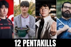 外媒統(tǒng)計五殺最多選手：GALA、Peyz、Ruler十二次并列第一