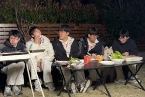 AL分享隊(duì)員團(tuán)建照片：老師再?gòu)?qiáng)調(diào)一遍，上課不要吃東西