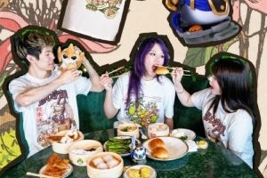 英雄聯(lián)盟周邊店更新組照片：邀請了mayumi當服裝模特