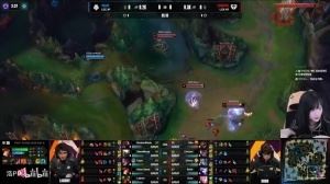 經(jīng)典倒三角！韓國GenG女粉看G2首局輕取GEN：C8！潘森玩的也太好了吧