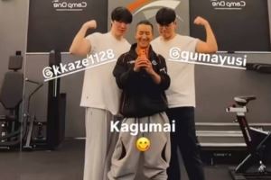 备战举重嘛健身教练晒和ZekaGumayusiKanavi的训练动态