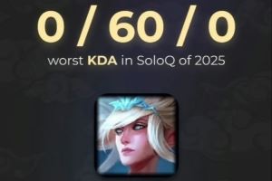 外媒發(fā)布2025聯(lián)盟之最：?jiǎn)螆?chǎng)最差KDA060ping信號(hào)最多1056次