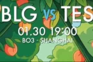 BLG發(fā)布對陣TES賽前海報：賣桃