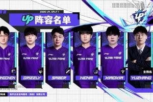UP公布LPL新賽季陣容：韓援打野Grizzly和ADHena，中單Saber