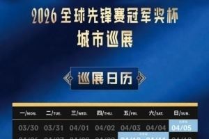 這么有牌面先鋒賽冠軍獎杯城市巡展：北京、上海等五個城市進(jìn)行